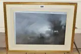 An ethereal landscape by Philip Travers, 1974, watercolour, offered Apr 2022