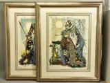 Sorcerer and sorceress by Graham Illingworth, print, sold Apr 2022