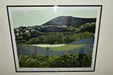 Downs and water meadows by Robert Tavener, print, sold Apr 2022