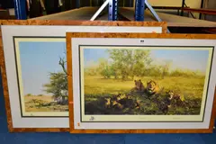 Comprising 'First light at by David Shepherd, print (other), sold Apr 2022