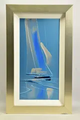 Sailing by Duncan Macgregor Dmac, 2009, oil on board, sold Mar 2022