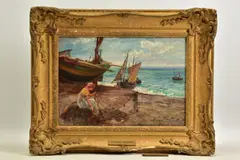 Untitled by Francis Sydney Muschamp, oil on canvas, sold Mar 2022