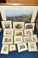 An english school pastoral landscape by Albert Pollitt, 1899, watercolour on paper, sold Mar 2022