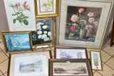 to include a still life flower study 'Chrysanthemums' by Pearl Rose, oil by Paintings And Prints Etc, oil on board, sold Mar 2022