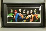 Original seven by Alex Ross, print, sold Mar 2022