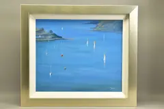 Harbour view by Ben Payne, 2009, oil on canvas, sold Feb 2022