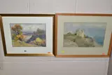 A north wales landscape by Josiah Clinton Jones, watercolour on paper, sold Feb 2022