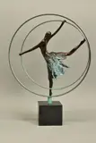 Elevation by Jennine Parker, bronze and steel, sold Feb 2022