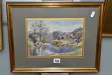 'NEAR BILLINGHURST, SURREY', an English school landscape, by Sylvester Martin, watercolour on paper, sold Feb 2022