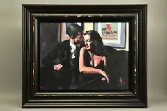 Proposal at hotel du vin by Fabian Perez, print, sold Feb 2022