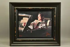 Late drive ii by Fabian Perez, print, sold Jan 2022