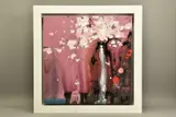 'PAINTED DREAMS I', a signed limited edition box canvas by Danielle O'Connor Akiyama, print, sold Jan 2022
