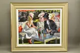 'ASCOT GLAMOUR', a signed limited edition print of by Sherree Valentine Daines, print, sold Jan 2022