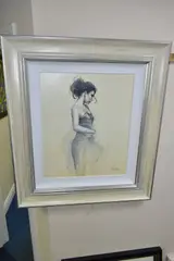 Side view by Mark Spain, oil on board, sold Jan 2022