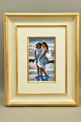 Seaside conversation by Sherree Valentine Daines, oil on board, sold Jan 2022