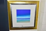 A COASTAL SEASCAPE, signed bottom right, oil on board, mounted by Jonathan Shaw, oil on board, sold Jan 2022