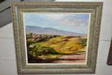 A southern tenerife landscape by Cote Pomares, oil on board, sold Jan 2022