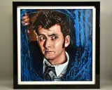 Dr WHO - DAVID TENNANT by Pete Humphreys, oil on canvas, offered Dec 2021