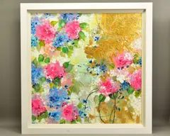 Ravishment by Amylee Paris, 2019, mixed media on canvas, sold Dec 2021