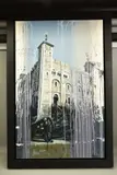Tower of london iii by Kris Hardy, mixed media on canvas, sold Dec 2021