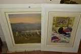 The Belvoir Hounds Exercising by Alfred Munnings, oil, sold Dec 2021