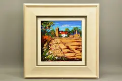 Cut strawfield bolton by Lynn Rodgie, oil on canvas, sold Dec 2021