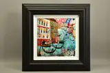 Nice by Richard Burel, mixed media on canvas, offered Dec 2021
