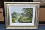 AN ENGLISH LANDSCAPE WITH A WINDING PATH TO THE FOREGROUND, signed by Spencer Coleman, oil on canvas, offered Dec 2021