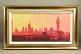 Fifties rush hour by Rolf Harris, print, sold Dec 2021