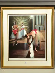 Red sash by Douglas Hofmann, print, sold Dec 2021