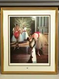Red sash by Douglas Hofmann, print, sold Dec 2021