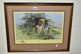 Cheetah by David Shepherd, print, sold Dec 2021