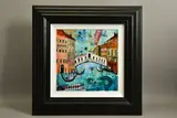 Ponte de rialto by Richard Burel, mixed media on canvas, offered Nov 2021
