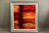 Paracutin by Kerry Darlington, mixed media, sold Nov 2021