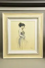Side view by Mark Spain, oil on board, offered Nov 2021