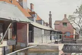 View of a mill under grey skies Signed VERONICA/BURLEIGH by Veronica Burleigh, Pencil and watercolour, sold Dec 2021