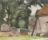 Shiplake Rise Signed R Schwabe by Randolph Schwabe, Pencil and watercolour, offered Dec 2021