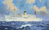 TSS Golfito Gouache 22 by Harry Hudson Rodmell, Gouache, offered Dec 2021