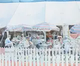 Regatta Suite Signed and dated Richard P by Richard Cook, Pencil and watercolour, sold Dec 2021