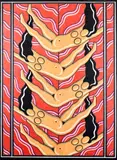Falling women: A study for the Golden Days suite Signed and by Robert Gordy, Watercolour, sold Dec 2021