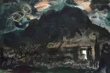Garn Fawr by John Piper Ch, Gouache heightened with gum arabic, sold Dec 2021