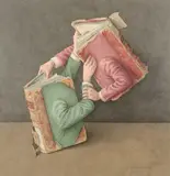 A Literary Struggle Signed and dated JONATHAN WOLSTENHOLME 2002 by Jonathan Wolstenholme, Watercolour, sold Dec 2021