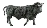 Bull Signed with initials and inscribed A/C 1/DvdB by Deborah van der Beek, Bronze, offered Dec 2021
