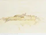 Le Chateau de Duras Signed with initials and dated 89 NH by Norman Douglas Hutchinson, Pencil and pen, offered Dec 2021