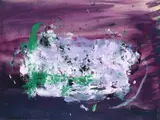 Abstract 89 by Isobel Heath, watercolour and bodycolour, offered Dec 2021