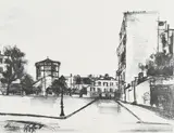 Rue de l'Abreuvoir Lithograph 25 by Maurice Utrillo, Lithograph, offered Dec 2021