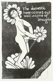The Domestic Hose Signed with monogram by Eric Gill, Woodcut, sold Dec 2021