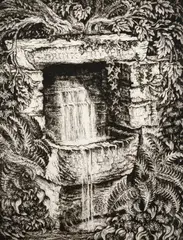 The Drinking Trough by Robin Tanner, Etching, first edition of three, sold Dec 2021