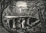 The Clapper Bridge by Robin Tanner, Etching, third edition of three, sold Dec 2021