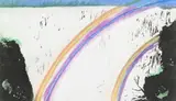 Victoria Falls by Patrick Procktor, pencil, sold Dec 2021